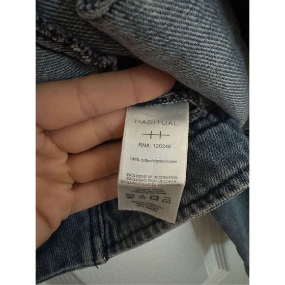 Habitual cropped jean jacket - Picture 7 of 8